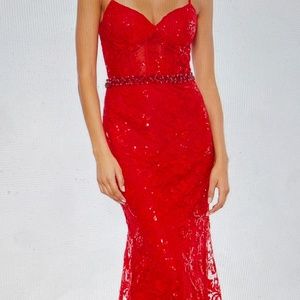 Mac Duggal, Color red and size 8